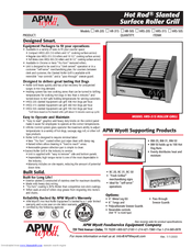APW Wyott HR-20S Specifications