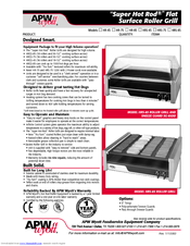 APW Wyott HOTROD HR-45 Specifications