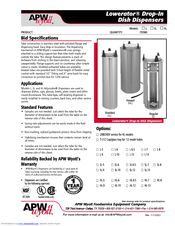 APW Wyott Lowerator L-6.5 Specifications