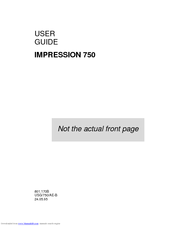 Ask Proxima Impression 750 User Manual