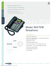 Aastra 9417CW Specifications