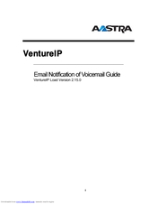 Aastra VentureIP 2.15.0 Software Manual