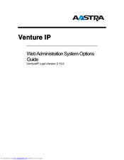 Aastra Venture IP Telephone System Options Manual