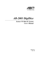 Abit DigiDice AB-2003 User Manual