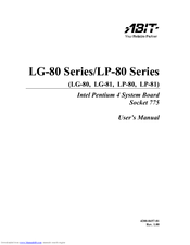 Abit LG81 User Manual