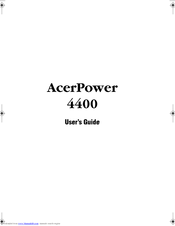 Acer AcerPower 4400 User Manual