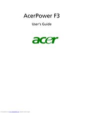 Acer AcerPower F3 User Manual