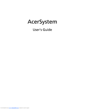Acer Aspire X1600 User Manual