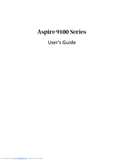 Acer Aspire 9100 Series User Manual