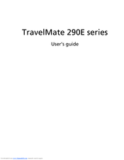 Acer TravelMate 290E Series User Manual
