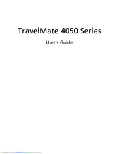 Acer TravelMate 4050 User Manual
