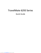 Acer TravelMate 6293 Series Quick Manual