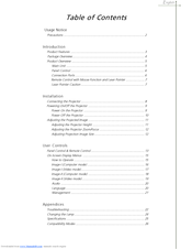Acer PD720 User Manual