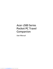 Acer c500 Series User Manual