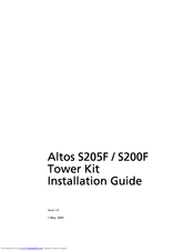Acer Altos S205F Installation Manual