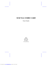 Acer SCSI/VGA COMBO CARD User Manual