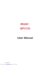 Acnodes RP 1170 User Manual
