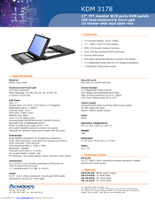 Acnodes KDM 3178 Specifications