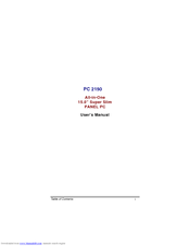 Acnodes PC 2150 User Manual