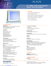 Acnodes PC 5170 Specifications