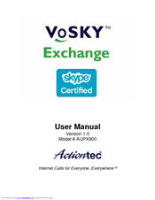 ActionTec VoSKY Exchange User Manual