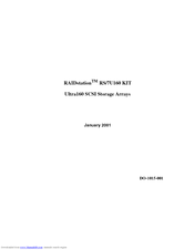 Adaptec RAIDstation RS/7U160 KIT User Manual