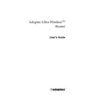 Adaptec AWN-8084 User Manual