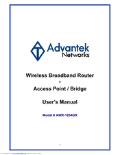 Advantek Networks AWR-1054GR User Manual