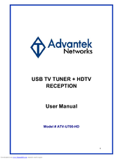 Advantek Networks ATV-U700-HD User Manual