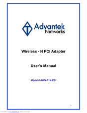 Advantek Networks AWN-11N-PCI User Manual