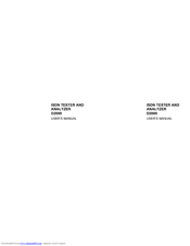 Aethra D2000Lite User Manual