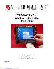 Affirmative YEStablet 7375 User Manual