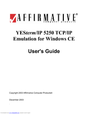 Affirmative 5250 User Manual