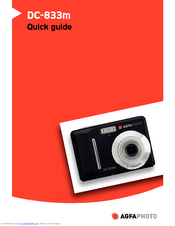 AgfaPhoto DC-833m Quick Manual