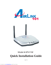 Airlink101 AP411W Quick Installation Manual