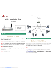 Airlinkplus ARW027 Quick Installation Manual