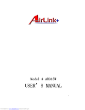 Airlinkplus AR315W User Manual
