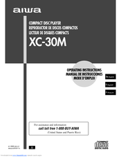 Aiwa XC-30 Operating Instructions Manual