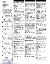 Aiwa XP-770 Operating Instructions