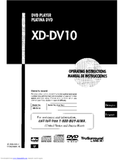 Aiwa XD-DV10 Operating Instructions Manual