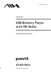 Aiwa pavit AZ-BS1 Operating Instructions Manual