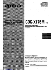 Aiwa CDC-X176M Operating Instructions Manual