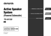 Aiwa TS-W150 Operating Instructions Manual