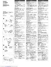 Aiwa TP-VS530 Operating Instructions