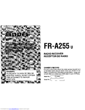 Aiwa FR-A255u Operating Instructions Manual