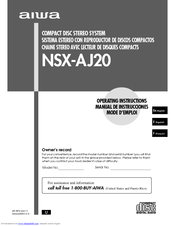 Aiwa NSX-AJ20 Operating Instructions Manual