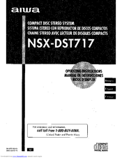 Aiwa NSX-DST717 Operating Instructions Manual