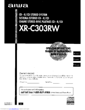 Aiwa CX-NC303RW Operating Instructions Manual