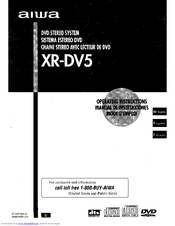 Aiwa XR-DV5 Operating Instructions Manual