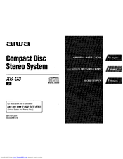 Aiwa Cx G3 Manuals Manualslib